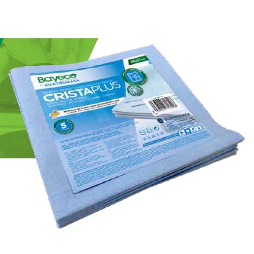 BAYETA MICROFIBRA CRISTALES 45X36 (paquete de 10 uds) 